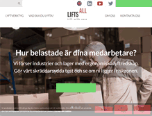 Tablet Screenshot of liftsall.se